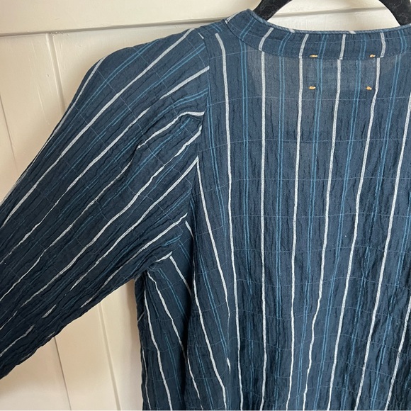 Pietsie Linen Blend Striped Atlin Top Size Extra Small - Picture 11 of 12